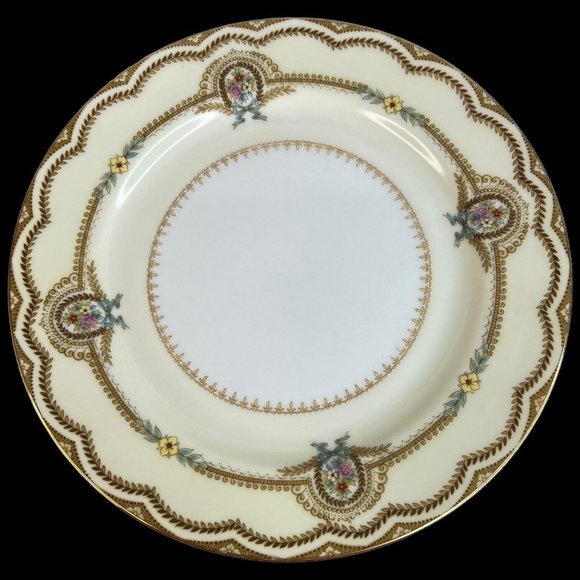 3 Vintage Noritake China Serena Salad Plates 7 5/8” Floral 3840 Made Japan Flaw - Picture 4 of 9